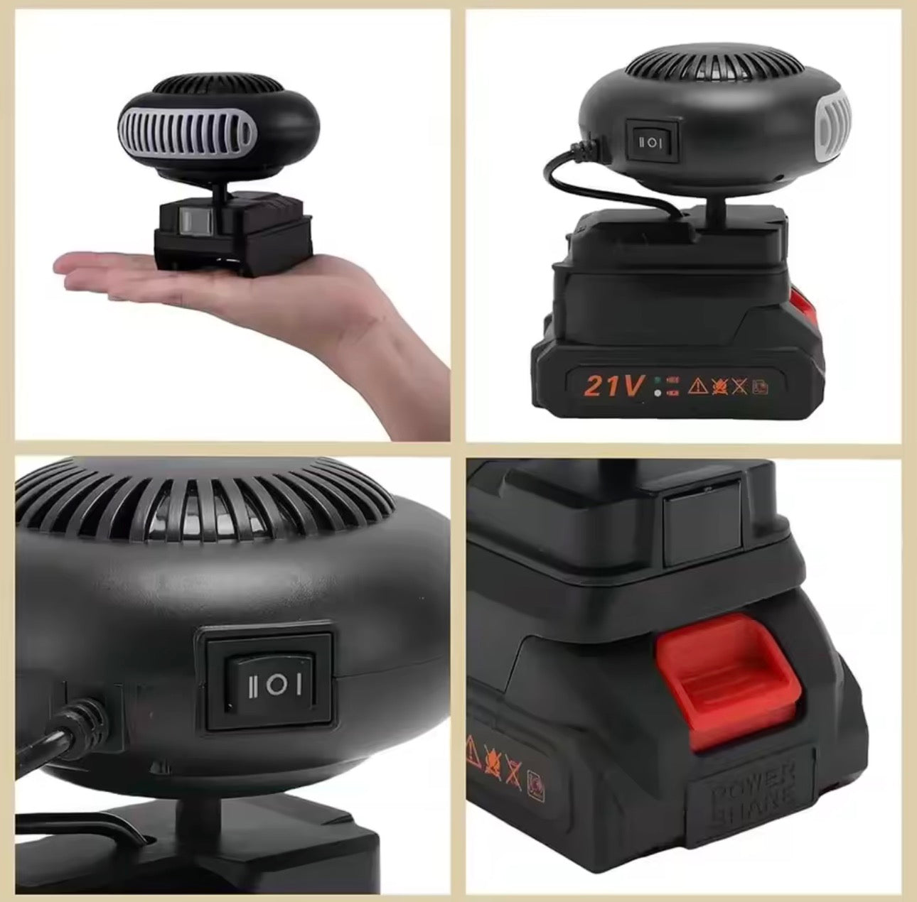 Bärbar Bilvärmare & Defroster