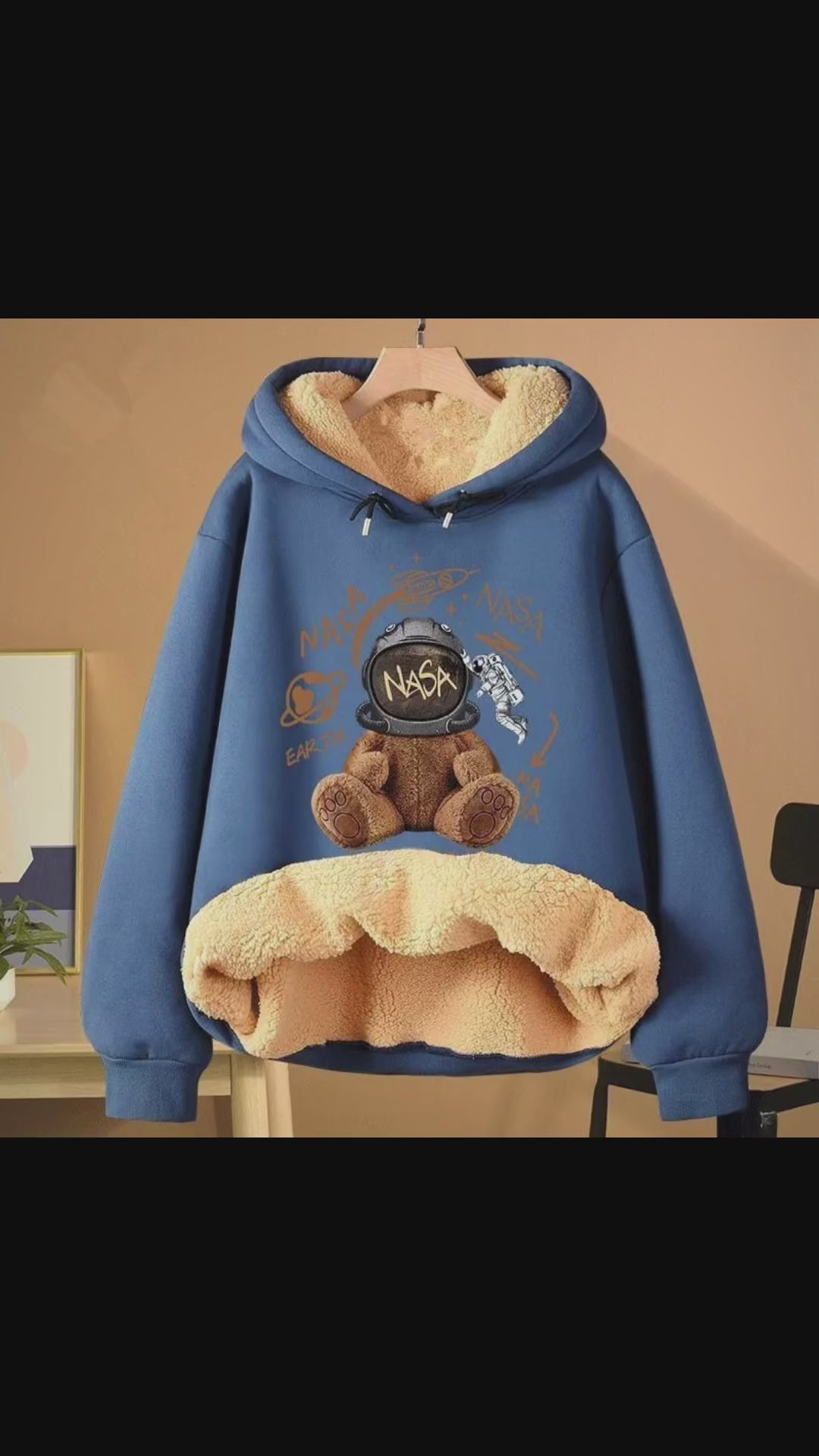🧸 NASA Teddy Hoodie